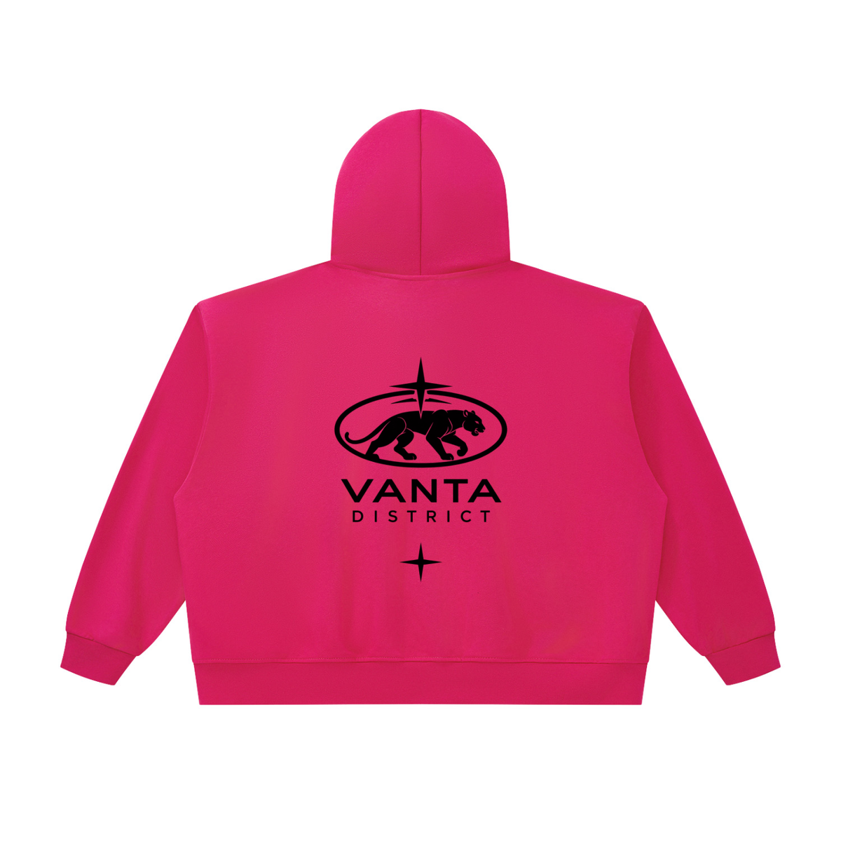 Unisex Oversized Chunky-Zip Boxy Hoodie