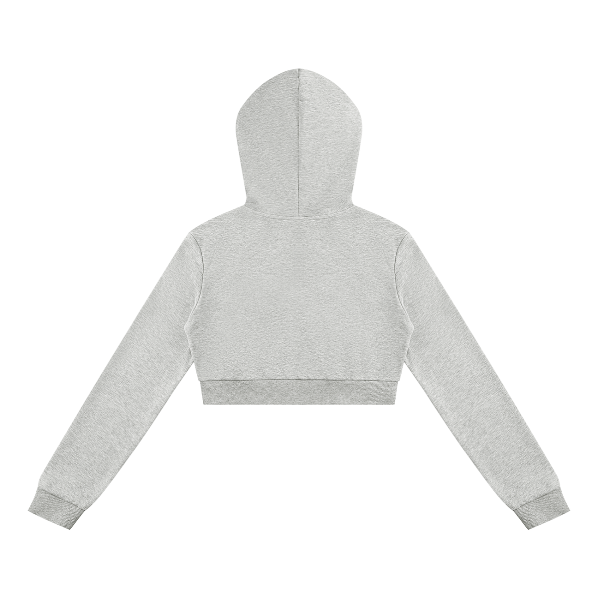 Women's Cropped Full Zip Hoodie