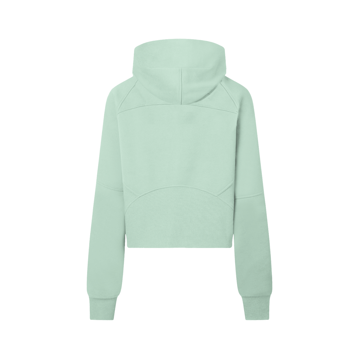 Womens's Cropped Half-Zip Hoodie