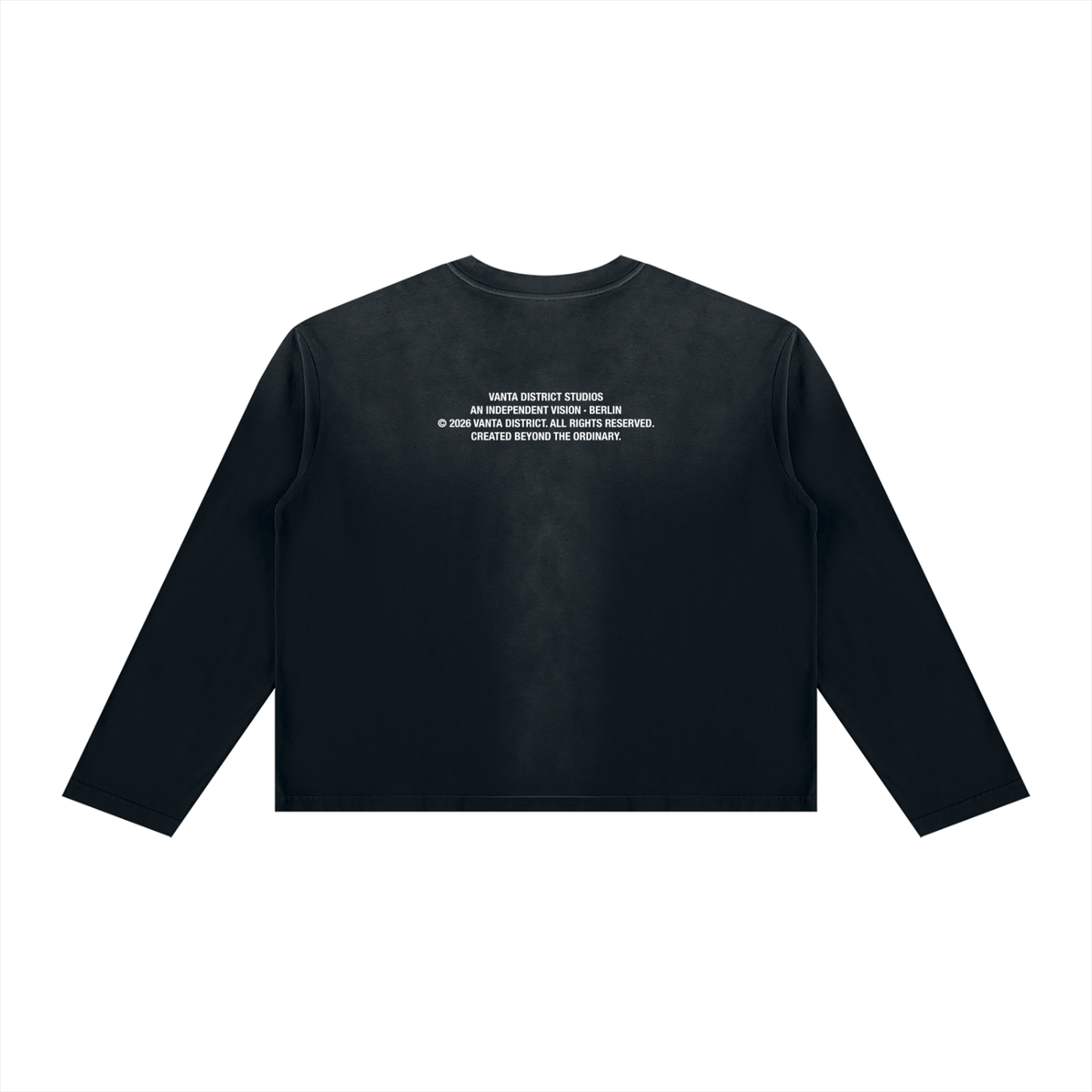 Unisex Sunfade Boxy Long Sleeve T-Shirt