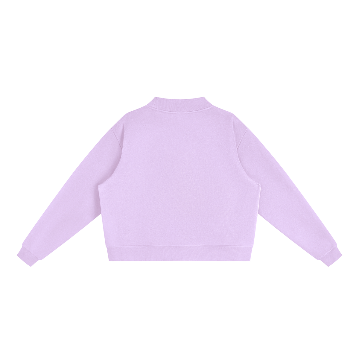 Women's Essential Fleece Mock-Neck Crew Sweatshirt
