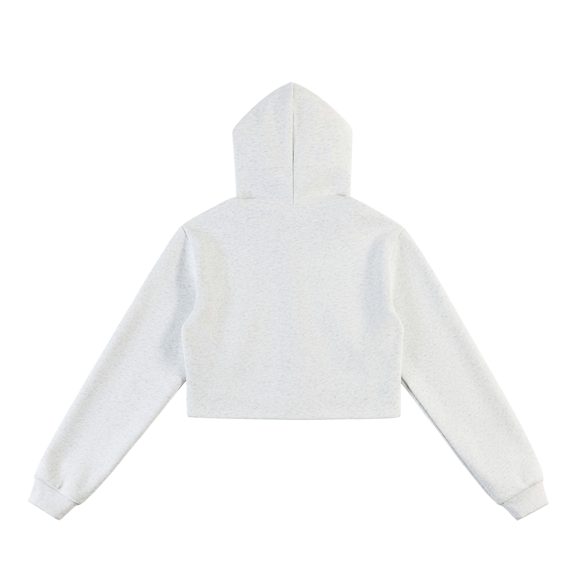 Women's Essential Cropped Zip-Up Hoodie