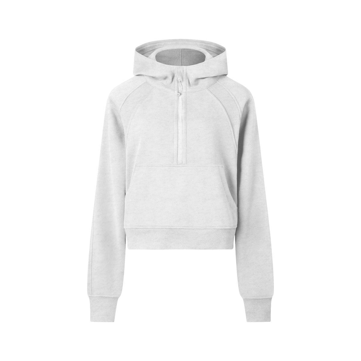 Womens's Cropped Half-Zip Hoodie