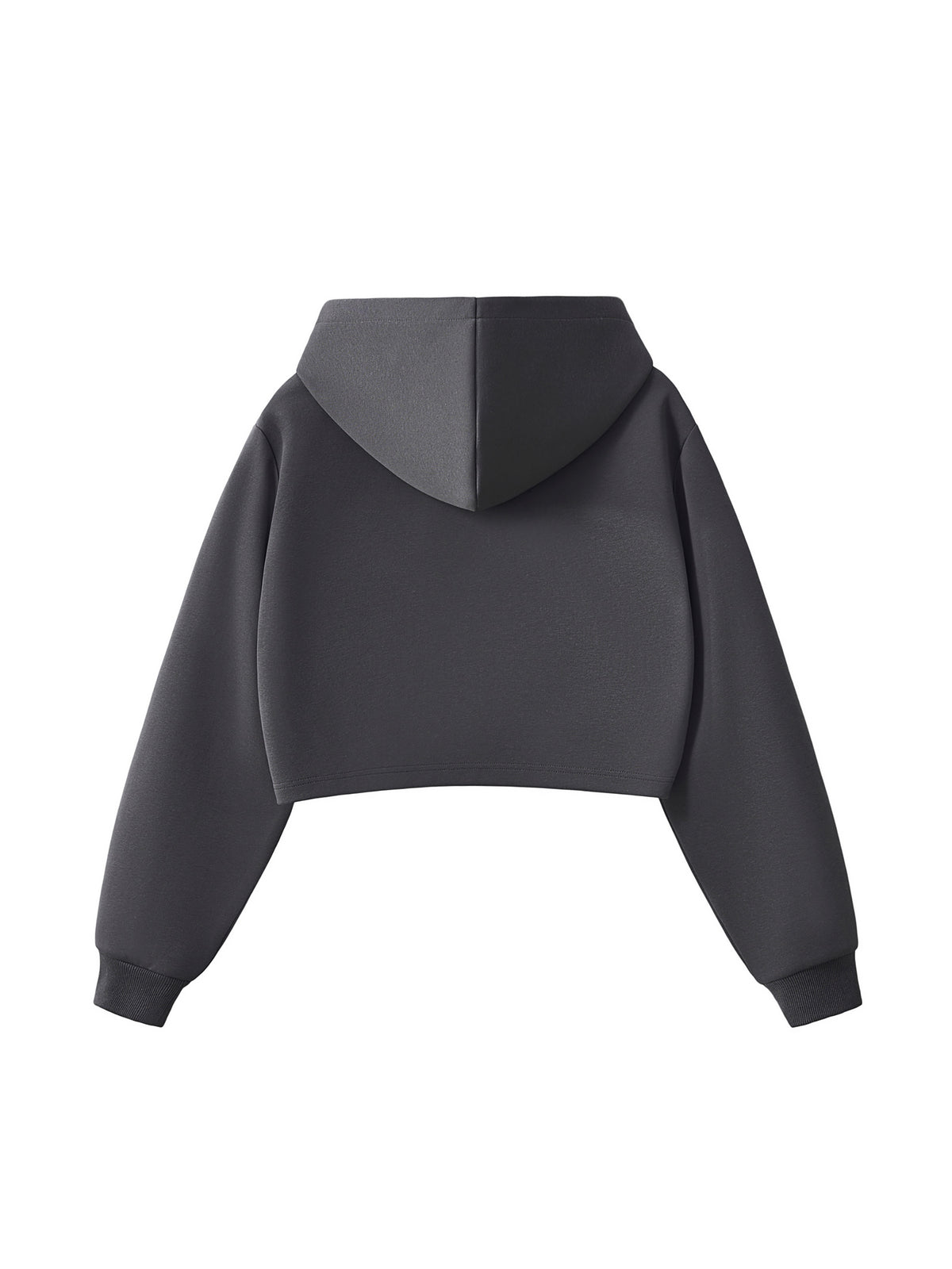 Women's Essential Cropped Zip-Up Hoodie