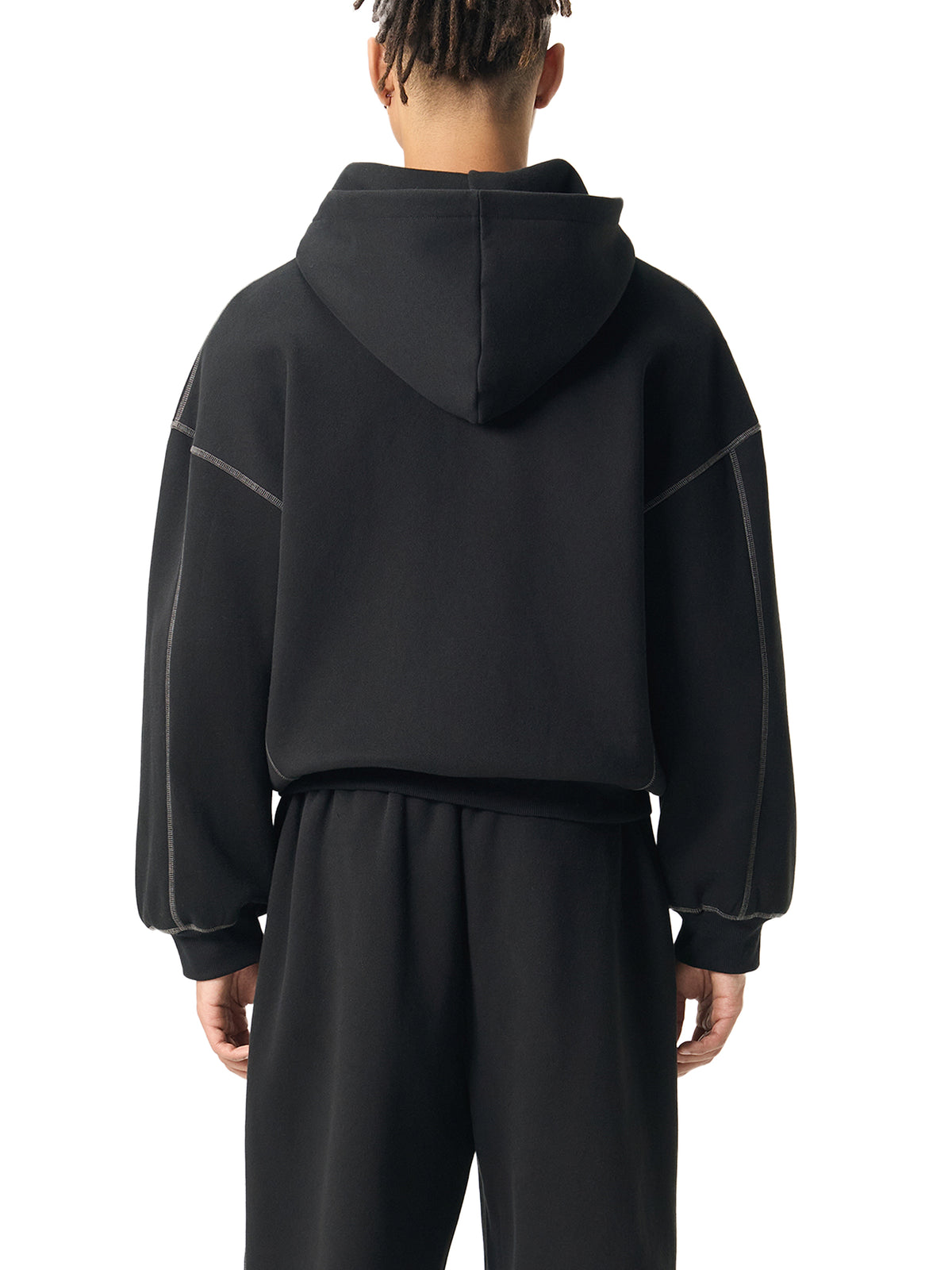 unisex Contrast-Stitched Boxy suite