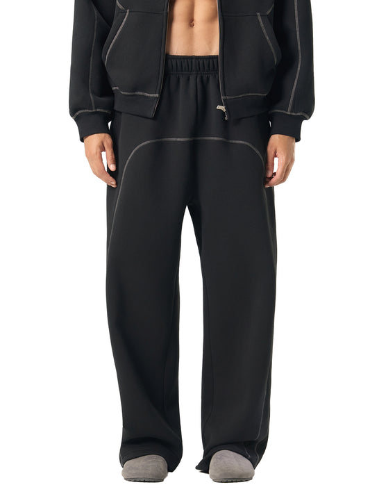 unisex Contrast-Stitched Boxy suite