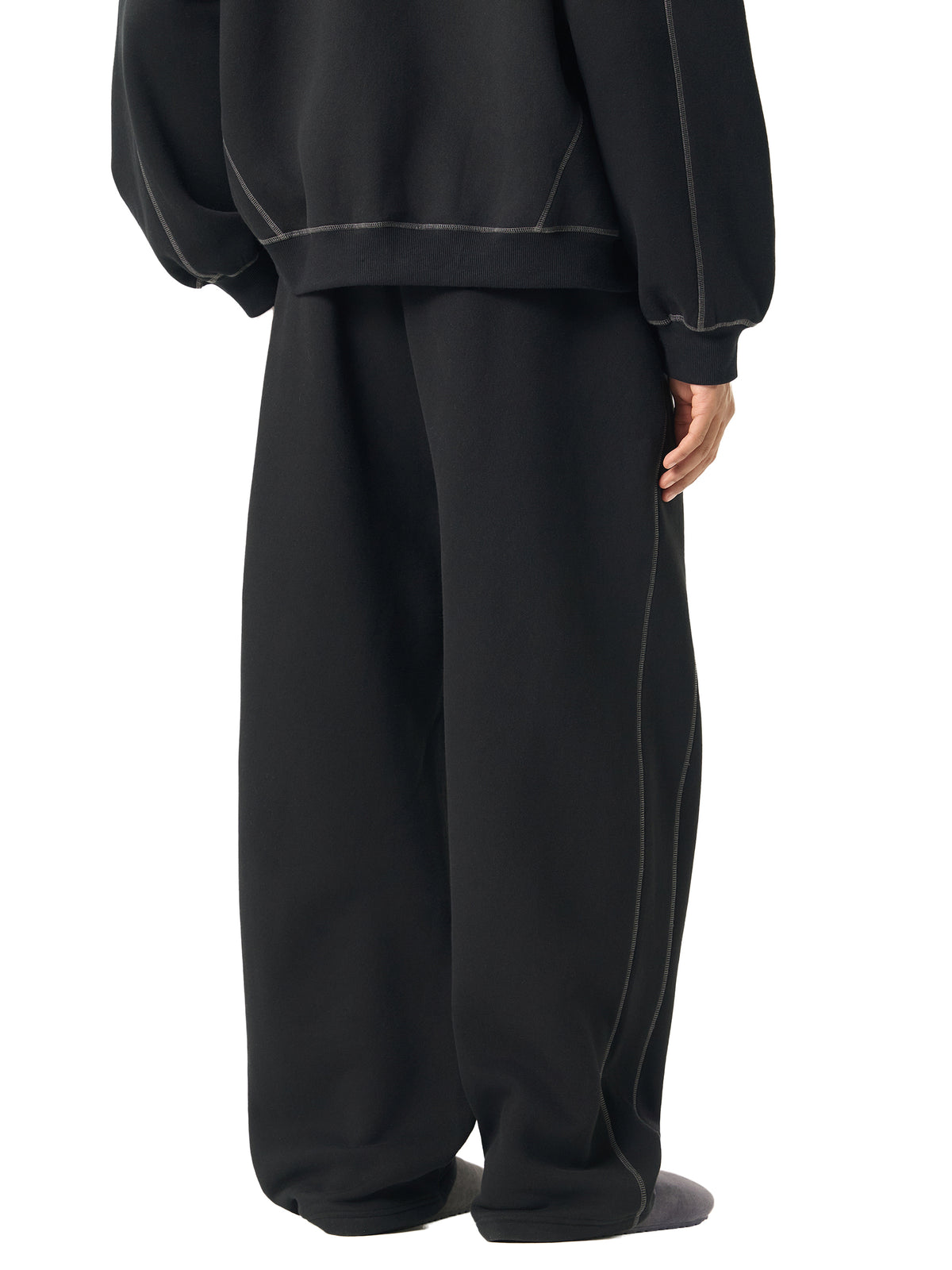 unisex Contrast-Stitched Boxy suite