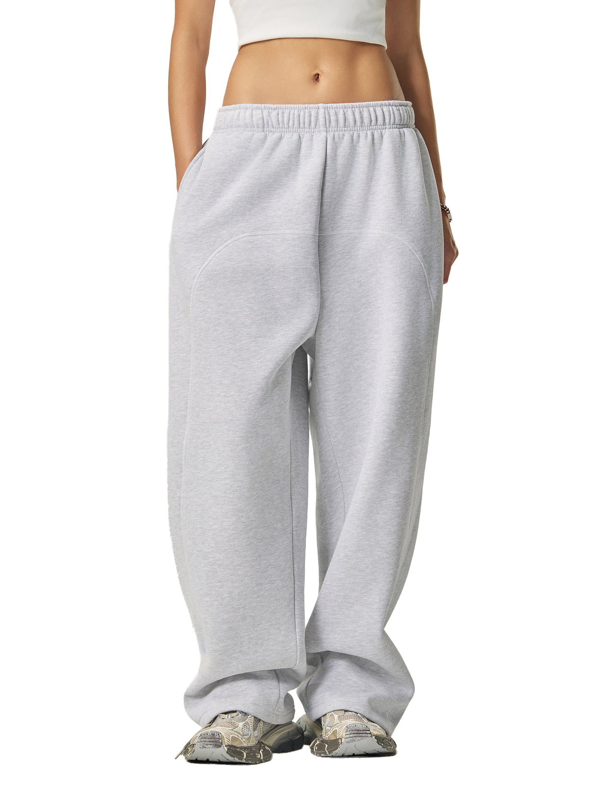 unisex Contrast-Stitched Boxy suite