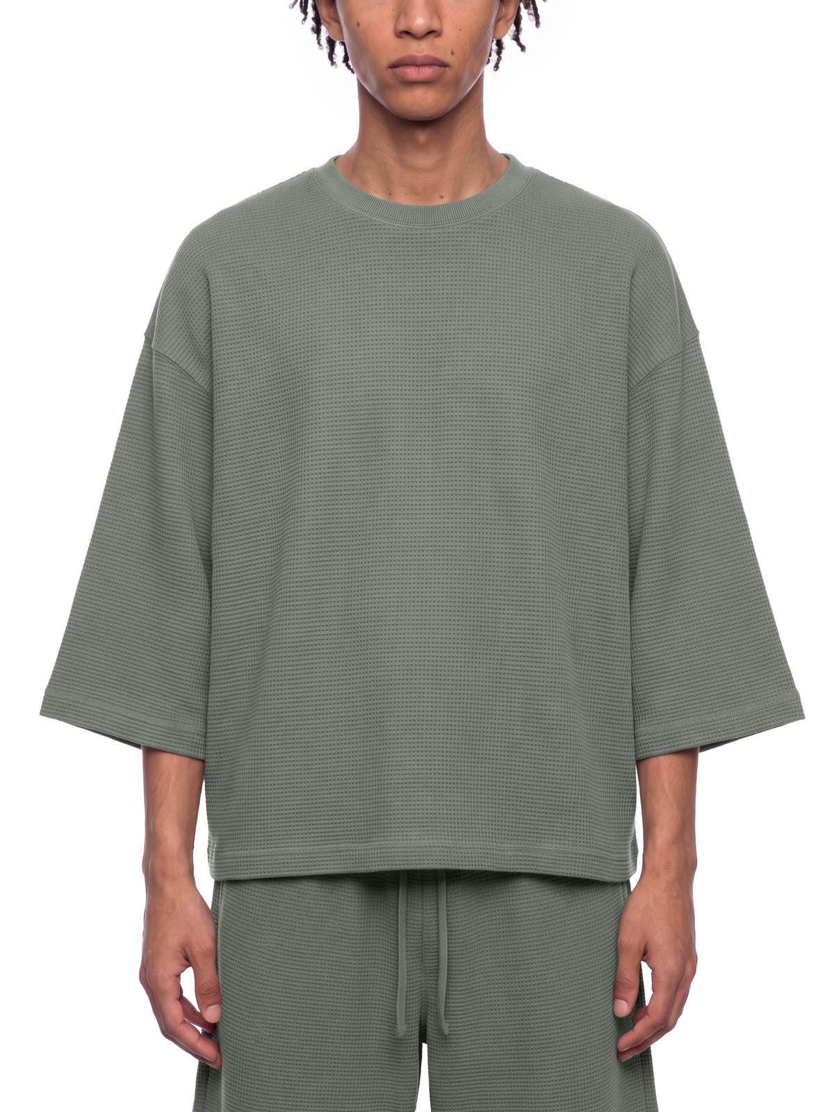Unisex Waffle Boxy T-Shirt