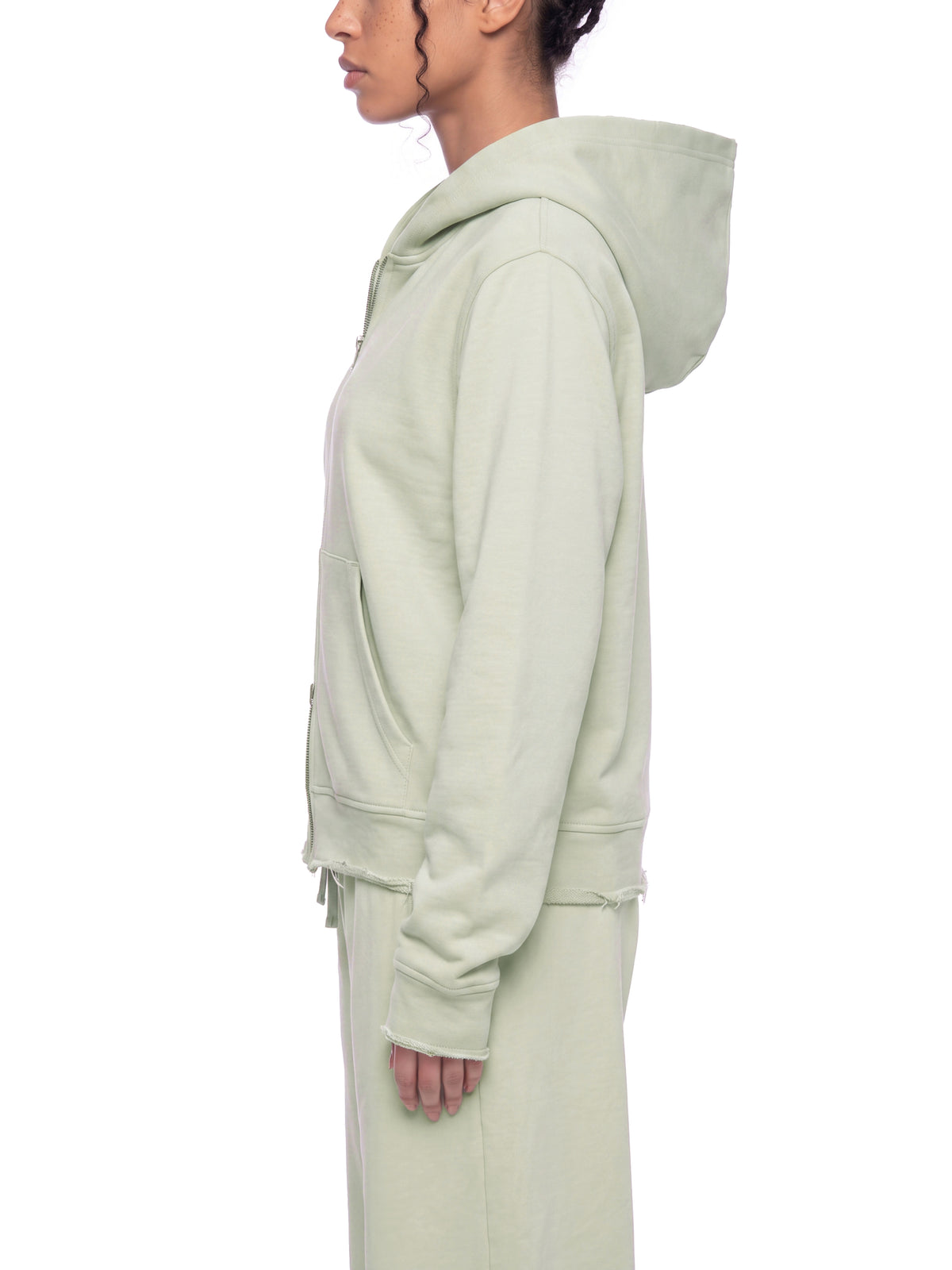 Women’s Wide Leg Raw Edge Sweatpants