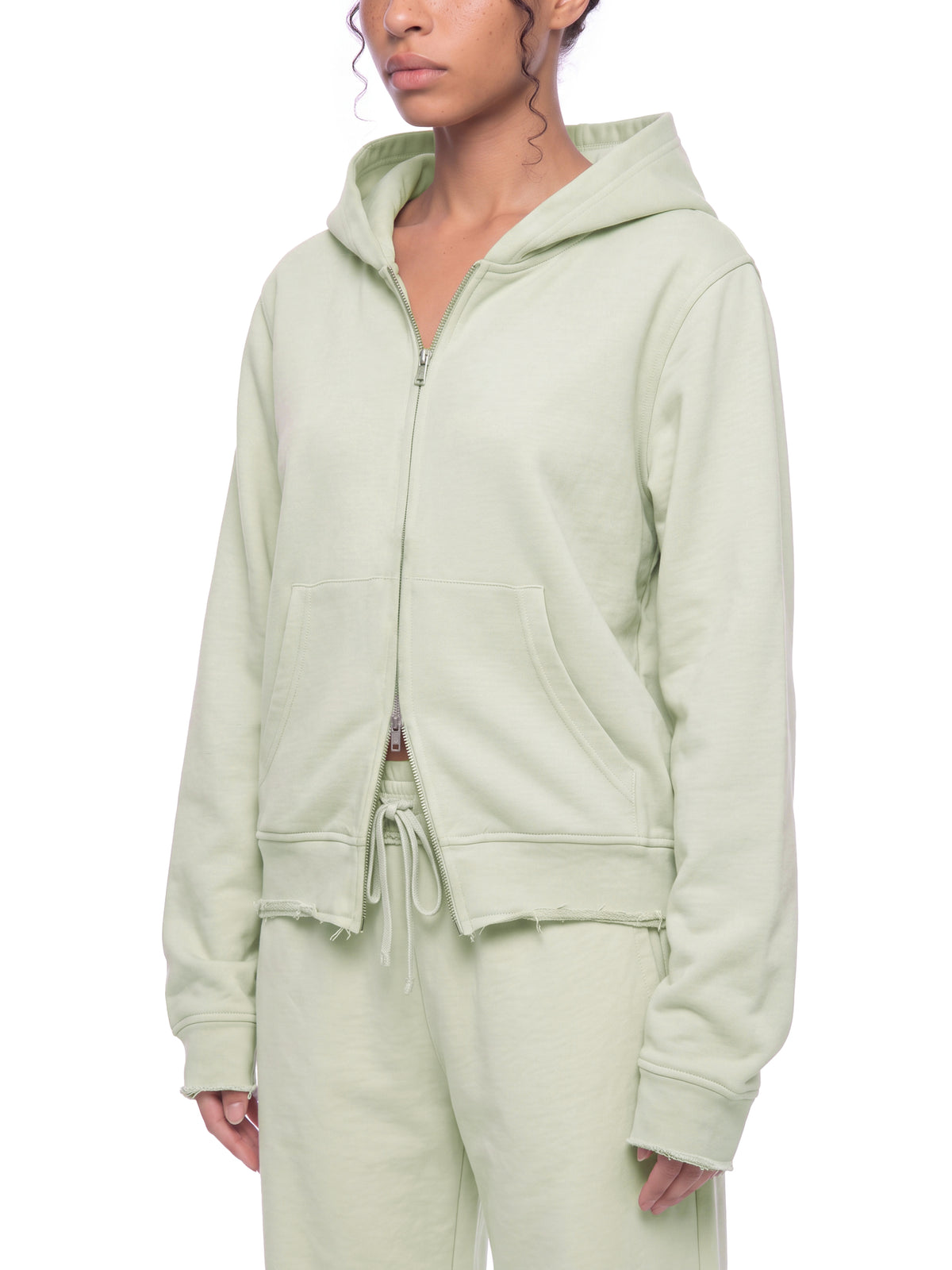 Women’s Wide Leg Raw Edge Sweatpants