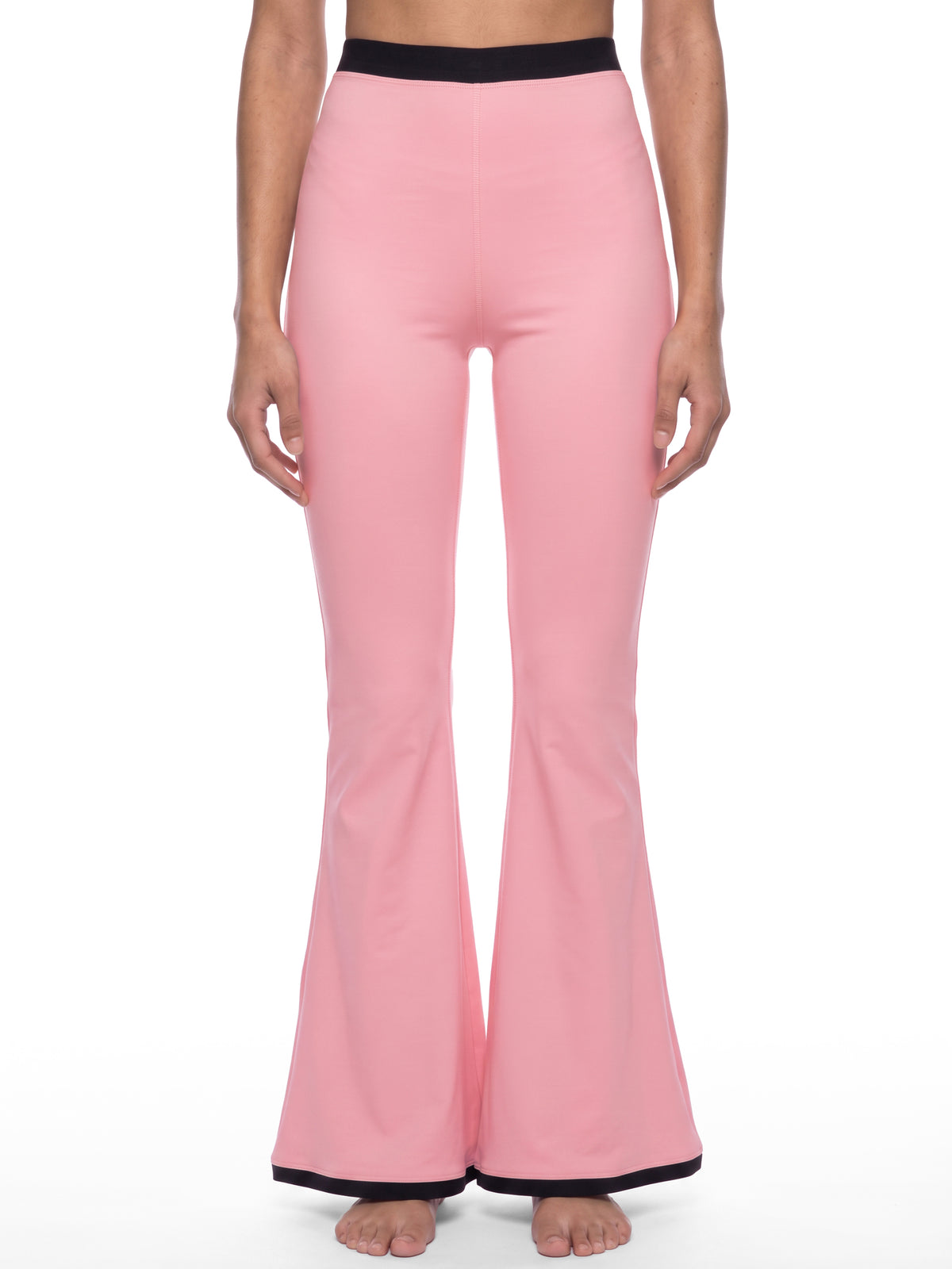 Women's Color Block Flared Yoga Leggings