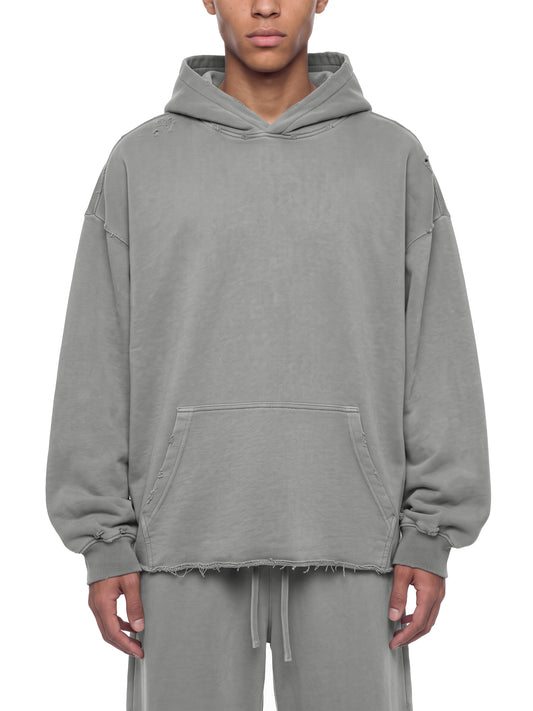 Unisex Vintage Wash Raw Edge Sweatpants