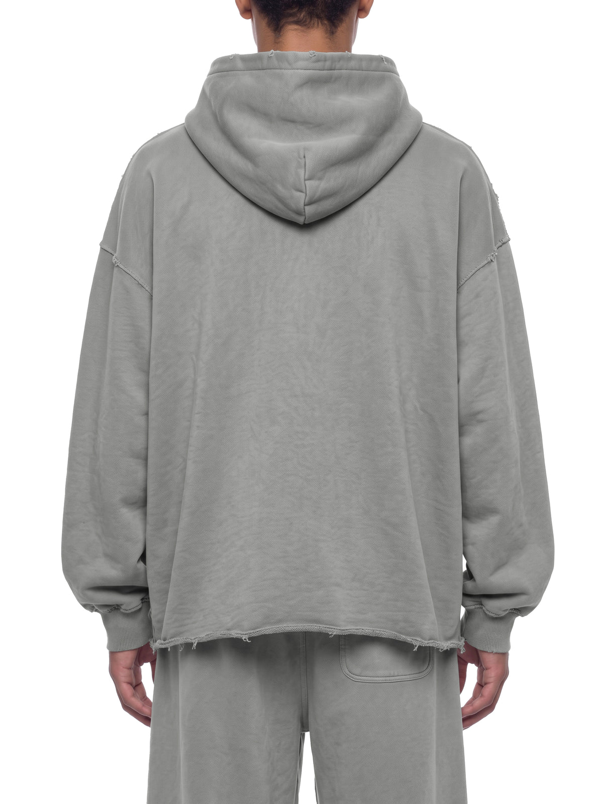 Unisex Vintage Wash Raw Edge Sweatpants