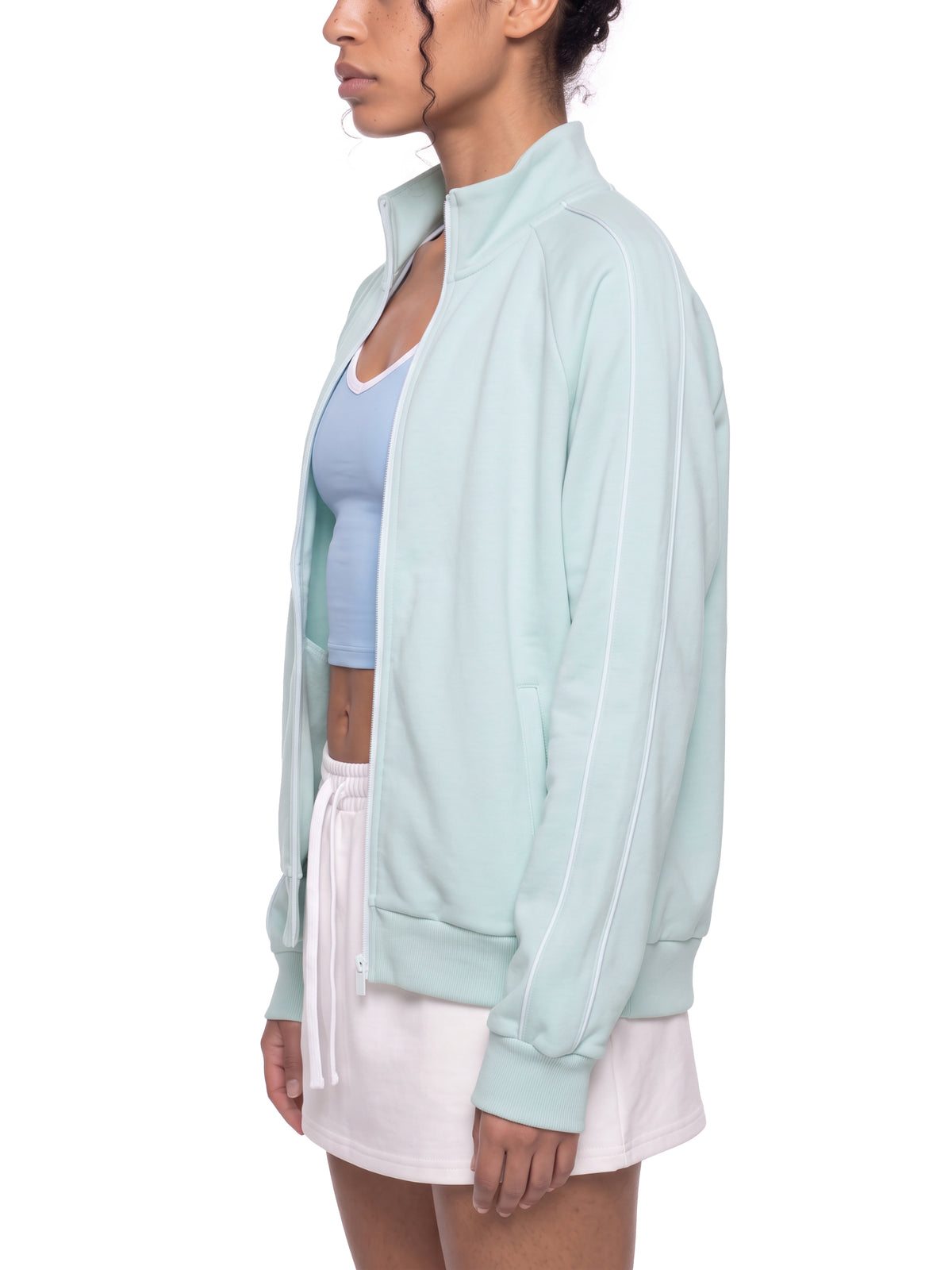 Unisex Color Block Track Jacket