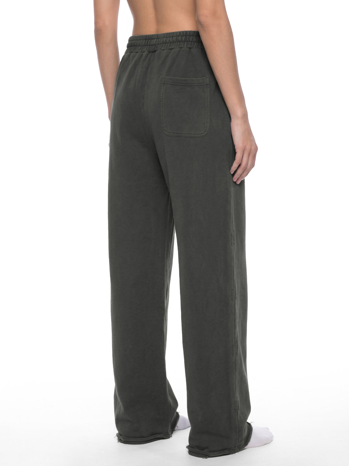 Unisex Vintage Wash Raw Edge Sweatpants