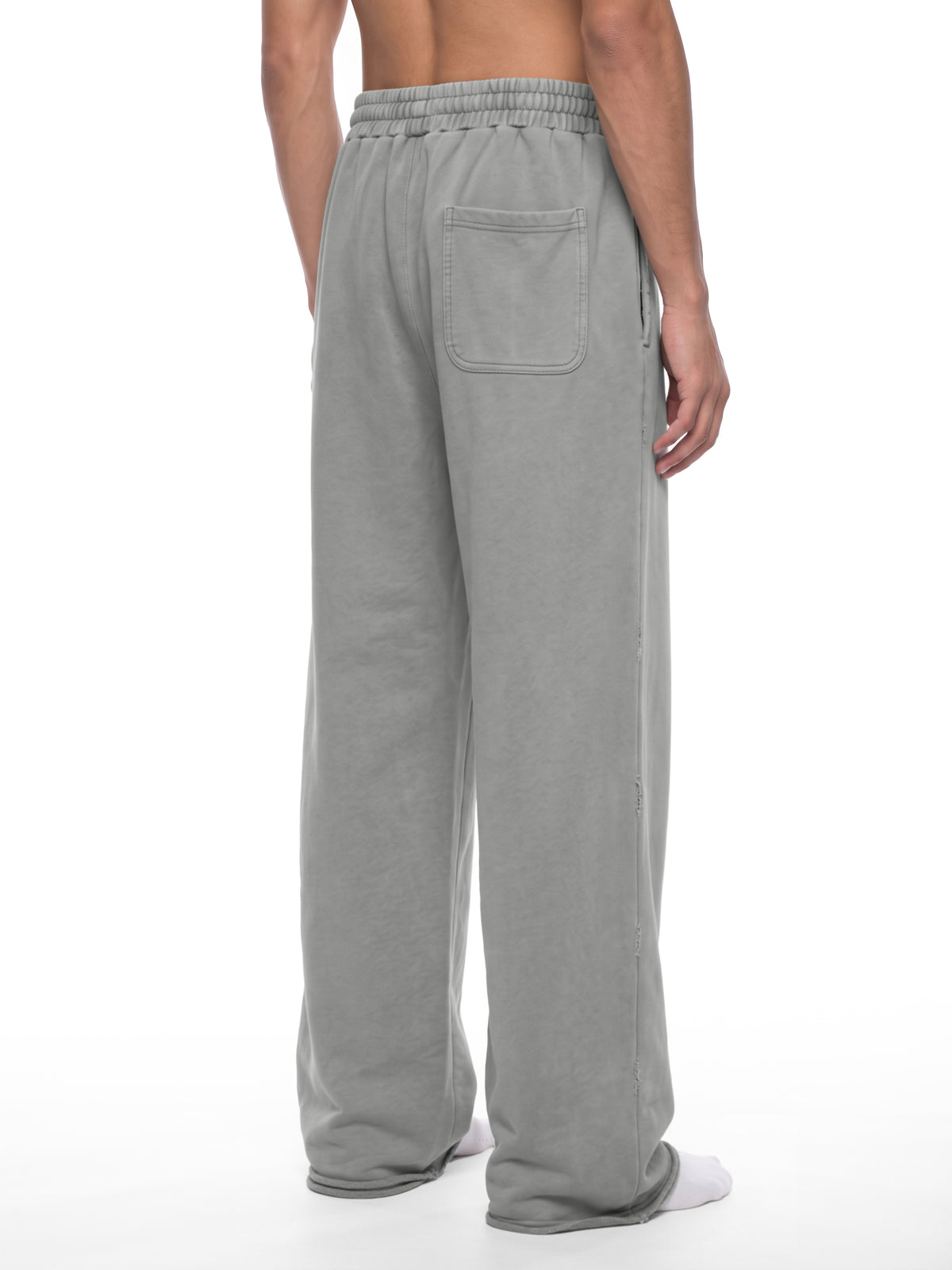 Unisex Vintage Wash Raw Edge Sweatpants
